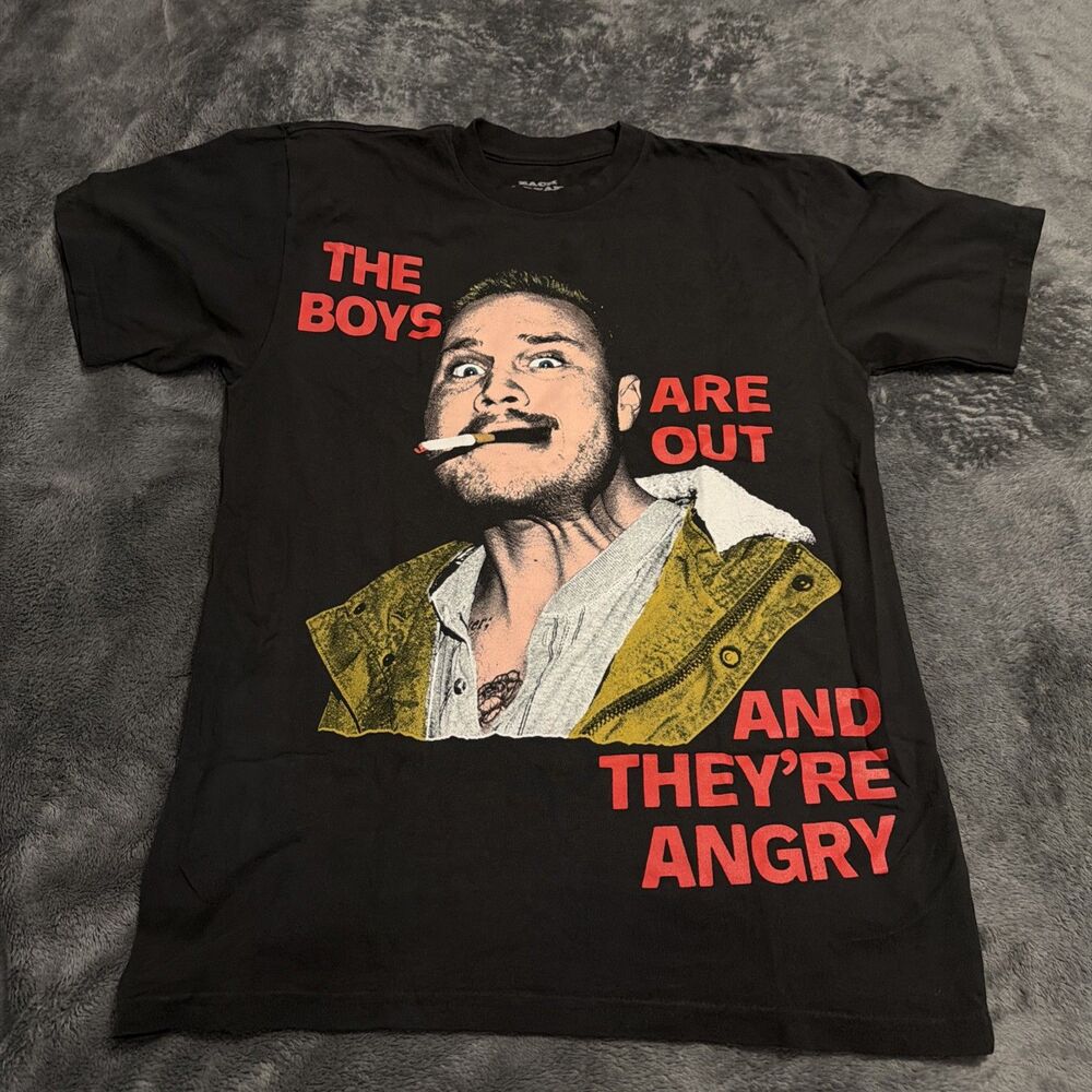 SMALL ZACH BRYAN The Boys Are Out Double-Sided Shirt Black Tour